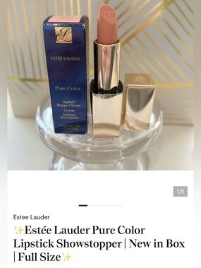 Estée Lauder pure color lipstick --840. Showstopper
